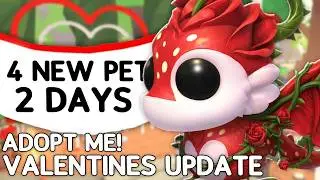 4 NEW Valentines Pets In Adopt Me Update