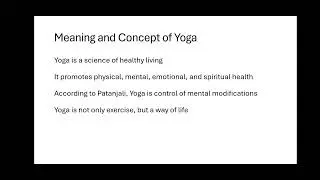 Yoga - Roll. No. 18 UGC MMMTC, Dr.BAMU, Chhatrapati Sambhajinagar 