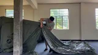 Bunker Air Tent front extension setup video