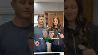 Десерт с высоким содержанием белка 🍫🫐✅