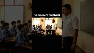 &ldquo;When teacher bans crackers before Diwali 💥😂&rdquo; ||#shorts #viral #diwali