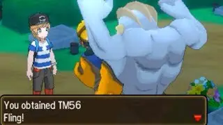 Pokemon Sun & Moon - TM56 FLING Hau'oli Graveyard (LOCATION)