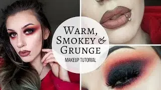 WARM GRUNGE MAKEUP TUTORIAL | Jordan Nicola