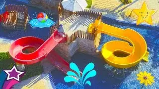 Max SPLASHING Incredible Water park Punta Cana Memories Splash Kids Nursery Rhymes The Muffin Man