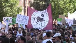 Climate Change Protest in Rome, Italy. September 27