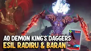 [Normal] WOBL Demons' Casle 80F & 100F Gameplay with A0 Demon King's Daggers | Solo Leveling: ARISE