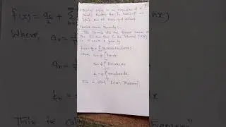 Fourier Series || Period || Euler's Theorem