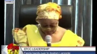 EFCC Leadership:Waziri hands over to Ibrahim Lamorde