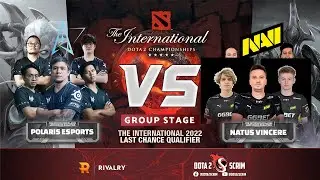 Polaris Esports vs Natus Vincere - The International 2022: Last Chance Qualifier - Group Stage - BO2
