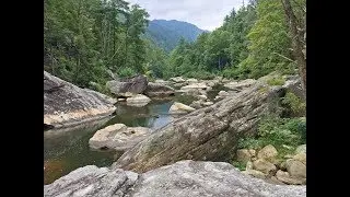 Linville River riverwhack, Linville Gorge, North Carolina