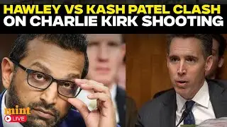 LIVE | Explosive Senate Clash: Hawley vs Kash Patel on Kirk Shooting | Charlie Kirk Shooting News