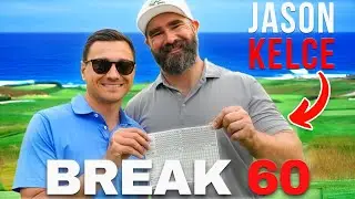 Jason Kelce's FIRST YouTube Golf Match