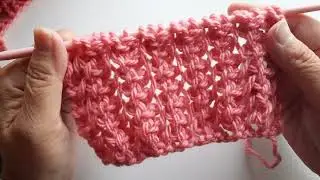 Ponto de trico lindo e muito fácil