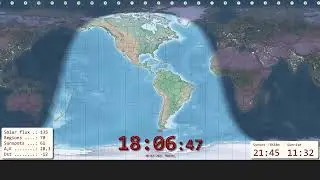 Having a World map and knowing where its day and night is very useful