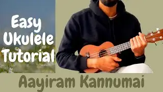 Easy Ukulele Tutorial for Beginners | Aayiram Kannumai | Malayalam Ukulele Cover