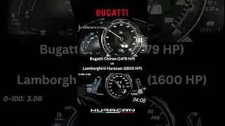 Bugatti Chiron vs Lamborghini Huracan #automobile #fast #acceleration #italiancars #hypercars