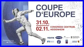 Heidenheim 2025 Day01 - Mens Sabre & Womens Foil - Piste Blue / Podium