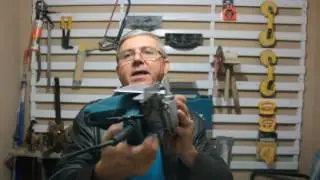 Corte de porcelanato em 45º com cantoneiras adaptada a serra marmore Makita