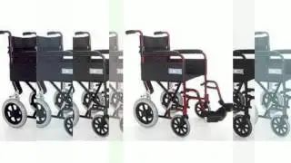 Z-Tec 600-601A Lightweight Folding Wheelchair