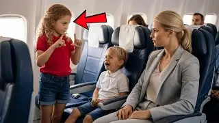 Tauber Sohn Eines Millionärs Weinte Im Flugzeug — Bis Ein Mädchen In Gebärdensprache Mit Ihm Sprach