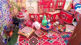 تزيين البلكونة لرمضان2023🌛هلت روايح رمضان في كل مكان باغاني رمضان وحوي ياوحوي