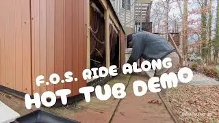 Hot Tub Demo & Removal in Elkridge, MD!!!