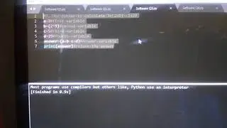 Python ; variables; strings; math;