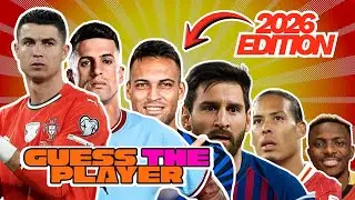 Guess the 50 Football Players ⚽ | Football Player Name Quiz 2025 - 2026 | 50 Questions Challenge