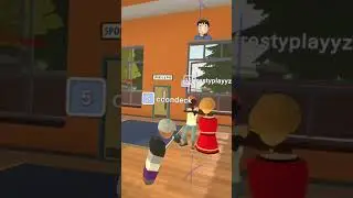 Kids fighting on rec room  #recroomfunnymoments