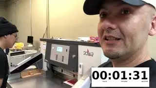 100 Business cards Printed and Cut in under 5 minutes
