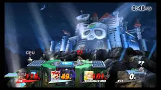 Super Smash Bros. Wii U - Mega Man: Shadow Man Stage (Direct Feed)