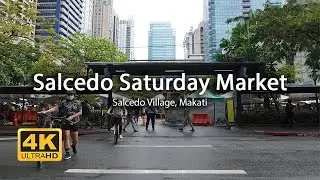 [4K] Salcedo Saturday Market Virtual Tour | Makati, Manila
