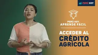 🇵🇪✅ Pequeños productores agropecuarios | ¿Cómo acceder a créditos de Agrobanco?