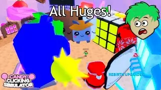 Showcasing Every Huge Pet in Candy Clicking Simulator! 😲 (Roblox)