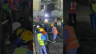 Casting Ground Floor Slab.#shortvideo #construction