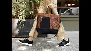 The Mylo Driver Bag features the world&rsquo;s first mushroom-based leather!