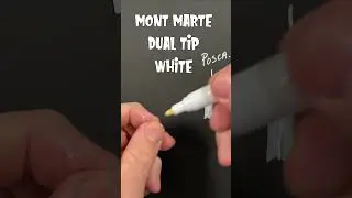 Posca Marker vs Mont Marte Dual Tip Paint Marker. Which White is better?