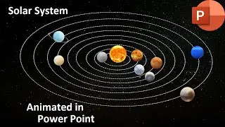 Solar System Animation in PowerPoint || How to Create Animated Solar System in PowerPoint in Hindi