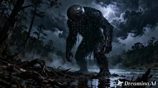 Momo the Monster....a lenda do Missouri, em p&eacute; &agrave; beira...