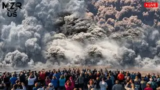 Massive Explosion Just Happened: Mount Etna Erupts Massively, Showering Sicily Town with Ash