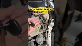 Aftermarket central locking 😂🤣 #shorts #cartips #carcare #carmaintenance