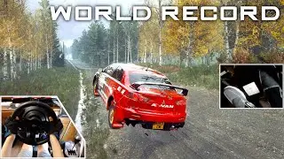 [World Record #22 Onboard] Mitsubishi Lancer EvoX | T300RS TH8A Pedal Cam | DiRT Rally 2.0