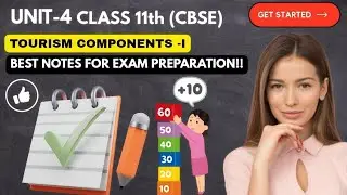 Class 11th Tourism | Unit 4 | Tourism Components -1