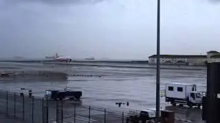 EasyJet Airbus A319-100 G-EZIL Landing At Gibraltar Airport