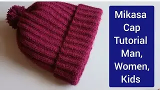 Mikasa cap tutorial/crochet easy cap/crochet cap/woollen cap tutorial/diy