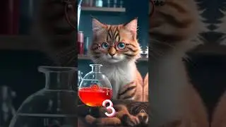 Smartest AI Cat in the Lab! 🧪😼 Watch This 15s Science Short Blow Your Mind! #Shorts