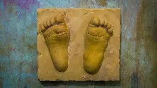 How to make a baby foot casting - Molding tutorial DIY