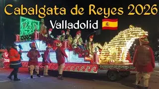 Cabalgata de Reyes 2026 Valladolid, España 🇪🇦 | Los Reyes Magos Melchor, Gaspar y Baltasar 