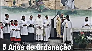5 ANOS DE ORDENAÇÃO PADRE BENEDITO PARÓQUIA SANTA MARIA MADALENA SÃO PAULO CAPITAL 