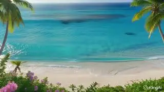 Ocean Breeze & Blooming Paradise 🌊🌺 15 Minutes of Deep Relaxation in 8K